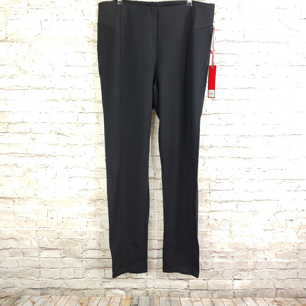 JENNIFER LOPEZ BLACK STRETCH PANTS SZ L